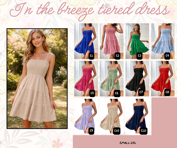 PREORDER: In the Breeze Tiered Dress 3.23.26