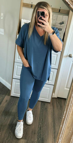 rts: Zenana Branded Brushed Lounge set