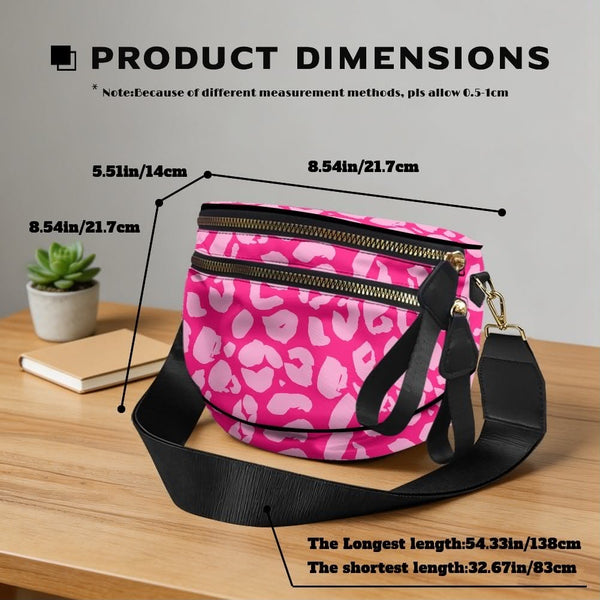 PREORDER: Custom Double Zip Bum Sling Bags RERUN 8.24.26