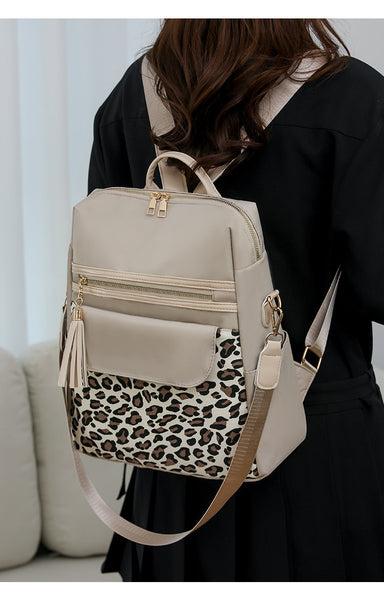 PREORDER: Two Tone Leopard Backpacks  8.24.26 OSYM - Pumpkin Patch Co