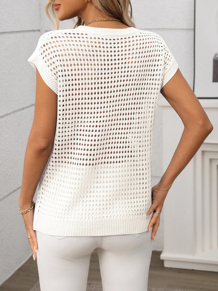 PREORDER: The Brielle Open Knit Sweater 6.22.26