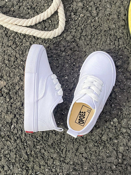 PREORDER: Kid's Canvas Lace-up Shoes  RERUN 7.13.26 - Pumpkin Patch Co