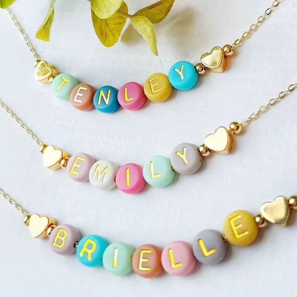 PREORDER: The Pastel Pop Name Necklace 8.10.26 OSYM