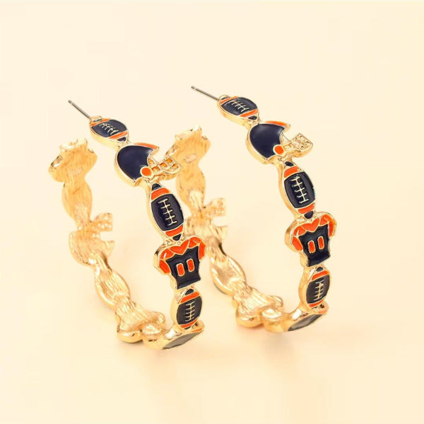 PREORDER: Game Day Hoop Earrings 7.27.26