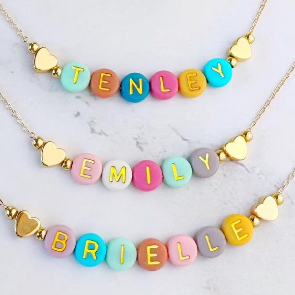 PREORDER: The Pastel Pop Name Necklace 8.10.26 OSYM
