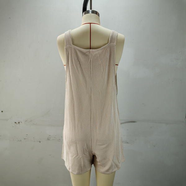 PREORDER: The Kaila Adjustable Tie Straps Romper RERUN 3.16.26 - Pumpkin Patch Co