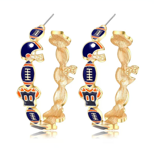 PREORDER: Game Day Hoop Earrings 7.27.26