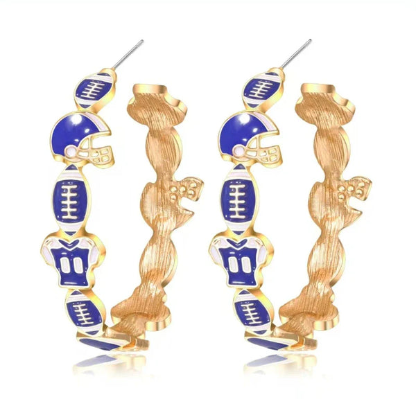 PREORDER: Game Day Hoop Earrings 7.27.26