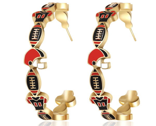 PREORDER: Game Day Hoop Earrings 7.27.26