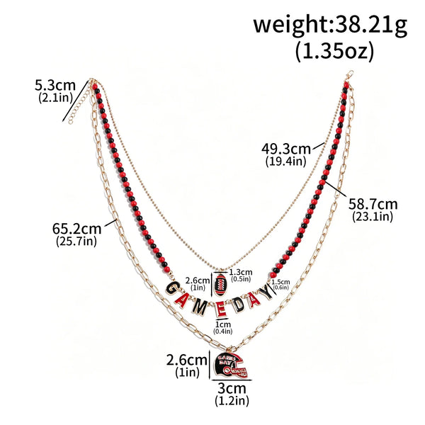 PREORDER: Game Day Layered Necklace 7.27.26