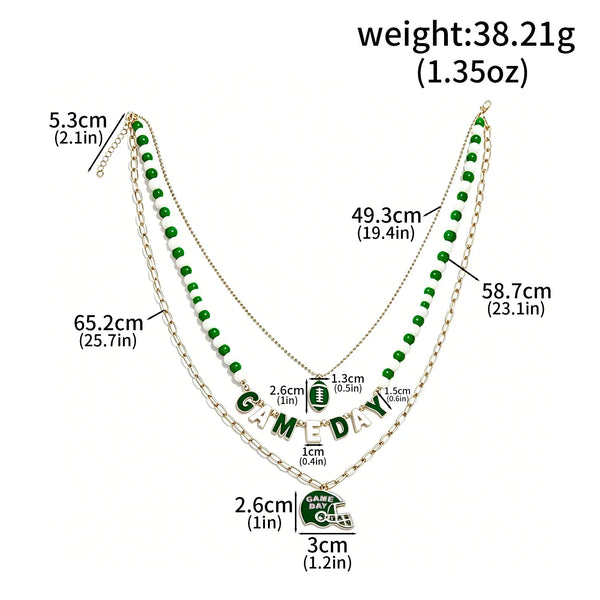 PREORDER: Game Day Layered Necklace 7.27.26
