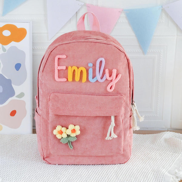 PREORDER: Tiny Trendsetter Embroidered Backpack RERUN 6.22.26 osym - Pumpkin Patch Co