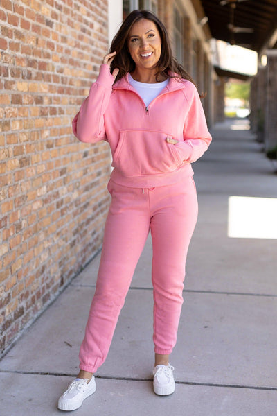 IN STOCK Cozy Joggers - Pink FINAL SALE