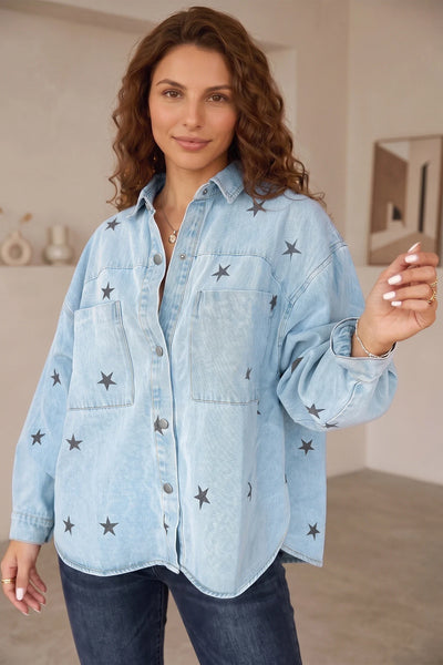 PREORDER: Giselle High Quality Denim Shacket  8.24.26
