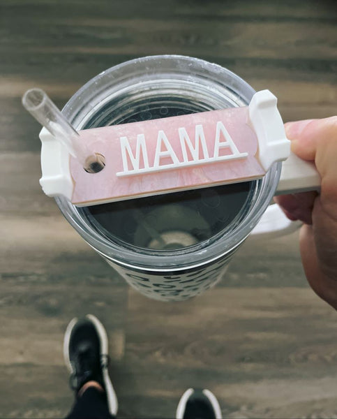 RTS: MAMA 40oz Tumbler Lid Topper-