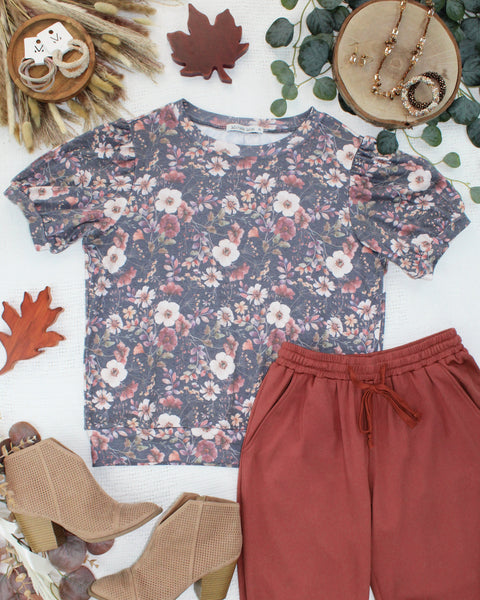 IN STOCK Katie Cozy Top - Blushwood Floral