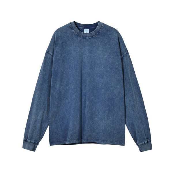 RTS: Mineral Washed Long sleeve Crews (boyfriend fit oversized)- - Pumpkin Patch Co