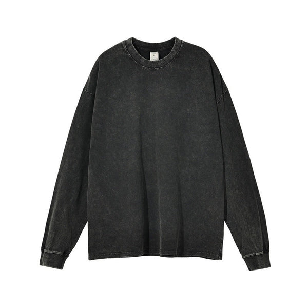 RTS: Mineral Washed Long sleeve Crews (boyfriend fit oversized)- - Pumpkin Patch Co