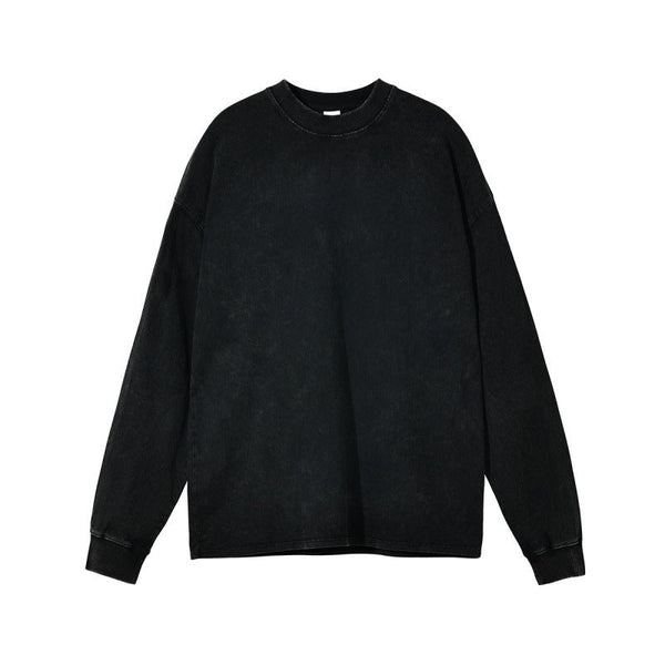 RTS: Mineral Washed Long sleeve Crews (boyfriend fit oversized)- - Pumpkin Patch Co