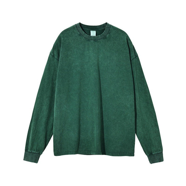 RTS: Mineral Washed Long sleeve Crews (boyfriend fit oversized)- - Pumpkin Patch Co