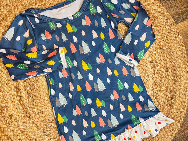 RTS: Boho Tree and Dotted Nightie* - Pumpkin Patch Co