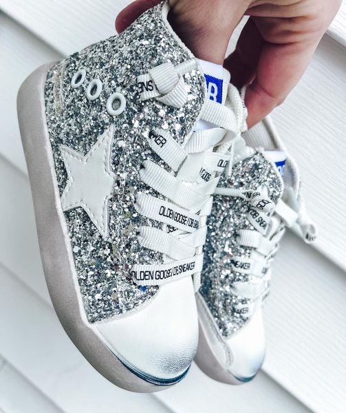 rts: High Top Star Sparkle and Leopard Tennis Shoe (high quality)- - Pumpkin Patch Co