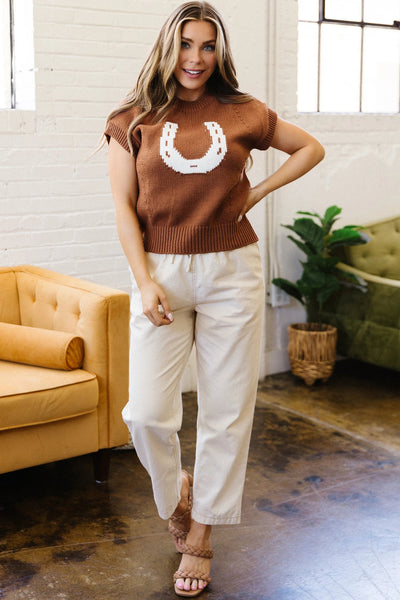 PREORDER: Lucky Horseshoe Sweater 7.6.26