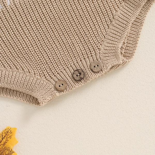 RTS: Pumpkin Patch Knit Onesie - Pumpkin Patch Co