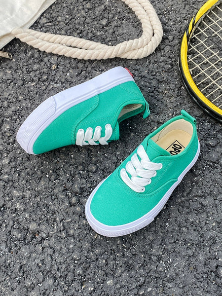 PREORDER: Kid's Canvas Lace-up Shoes  RERUN 7.13.26 - Pumpkin Patch Co