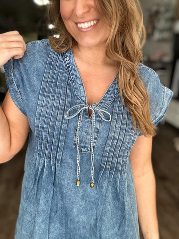 RTS: The Candace Denim Dress