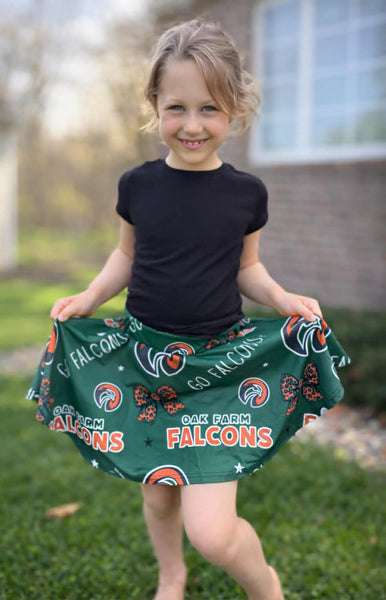 PREORDER: Custom Athletic Flowy Skort RERUN (Seamless Design) 6.8.26 - Pumpkin Patch Co