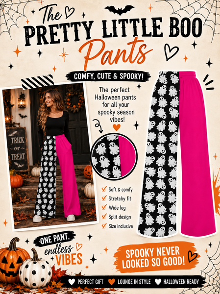 PREORDER: Exclusive Halloween Custom Split Leg Pants 8.17.26