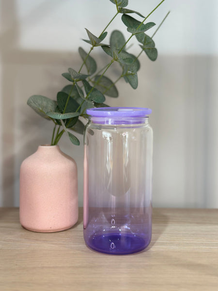 Ready to Ship | The Izzy 16oz Ombre Glass Tumblers