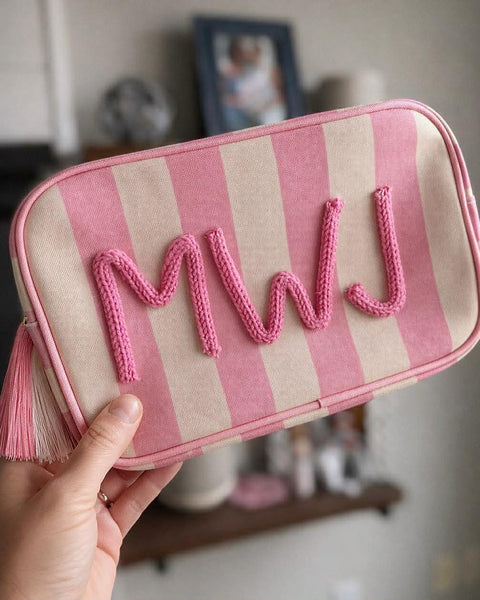 PREORDER: Rope Cosmetic Stripe Case RERUN 3.16.26