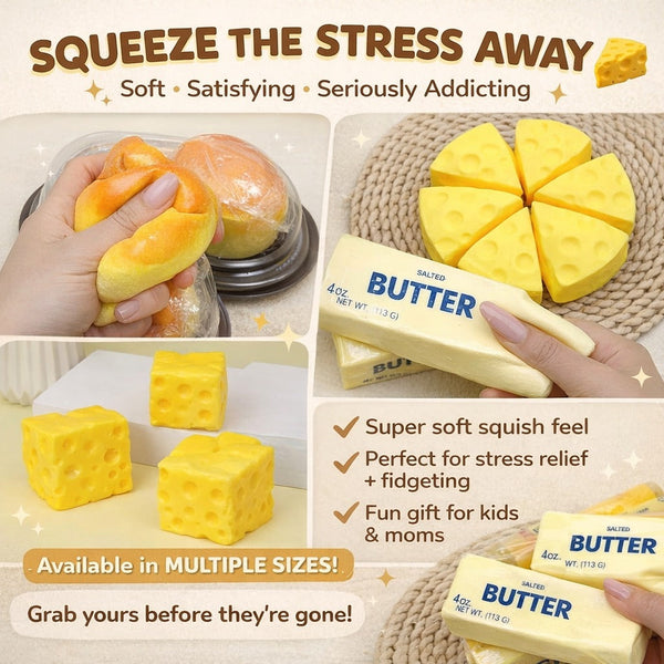 RTS: Food Squish Stress Reliver Toys - Pumpkin Patch Co
