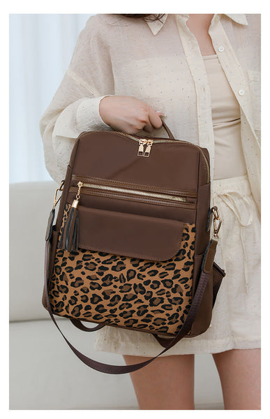 PREORDER: Two Tone Leopard Backpacks  8.17.26