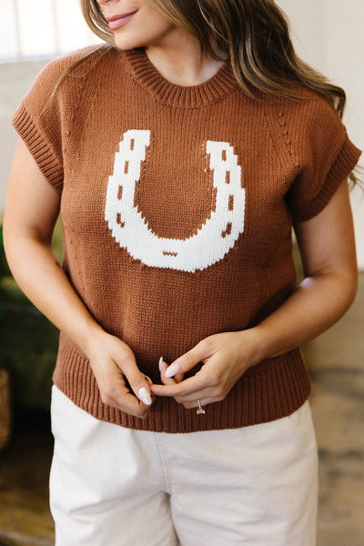 PREORDER: Lucky Horseshoe Sweater 7.6.26