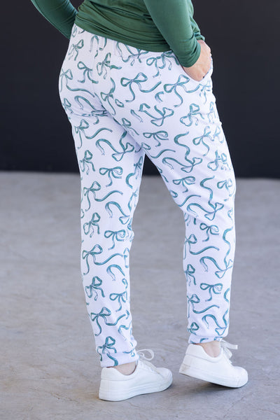IN STOCK Classic Joggers - Green Ribbons