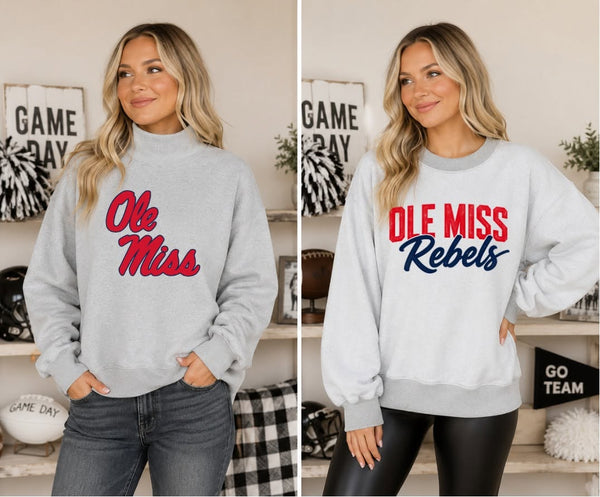 PREORDER: The Rally Club Reversible Mock Neck Sweater 8.24.26