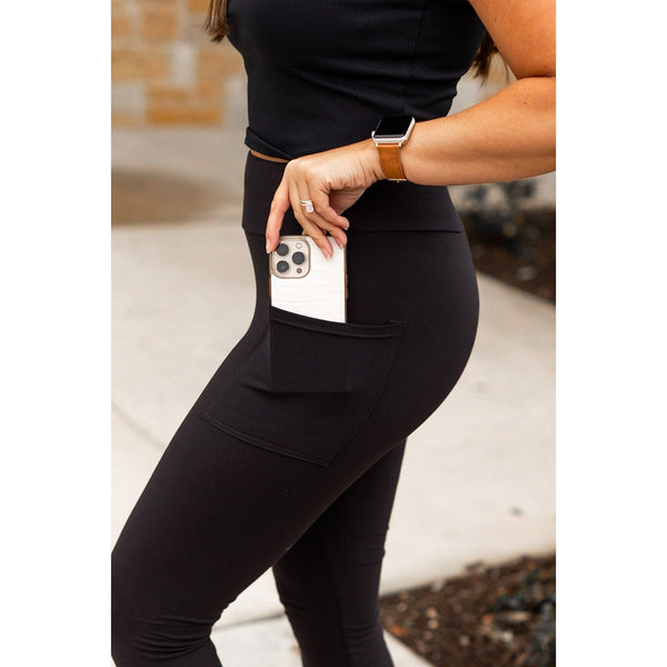 PreOrder |  Black CAPRI with POCKETS  - Luxe Leggings by Julia Rose®