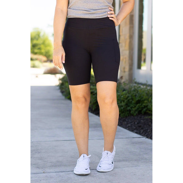 PreOrder | Black  BIKER SHORTS  - Luxe Leggings by Julia Rose®