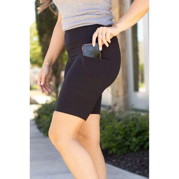 PreOrder | Black  BIKER SHORTS  - Luxe Leggings by Julia Rose®