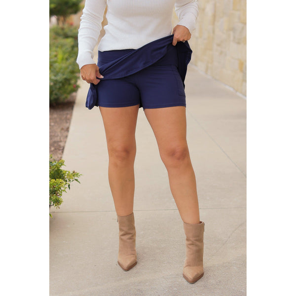 Ready to Ship | The Josie Navy Skort *