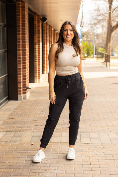 *Ready to Ship | The Reagan - Black Joggers  - Luxe Leggings by Julia Rose®