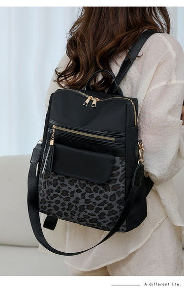 PREORDER: Two Tone Leopard Backpacks  8.24.26 OSYM - Pumpkin Patch Co
