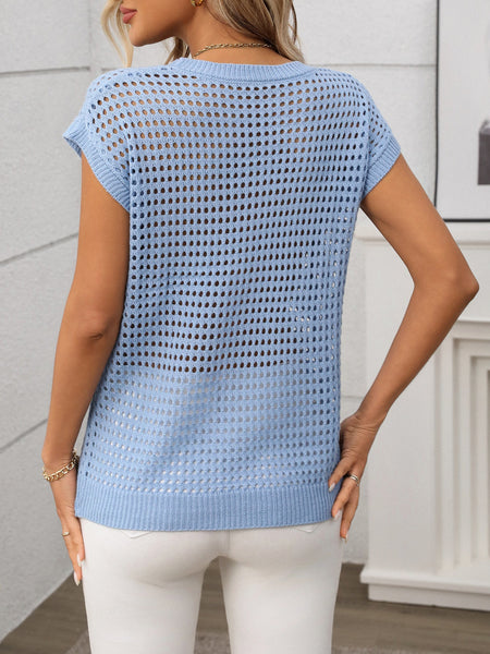 PREORDER: The Brielle Open Knit Sweater 6.22.26