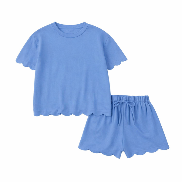 PREORDER: Scalloped Shirt & Short Set 3.16.26