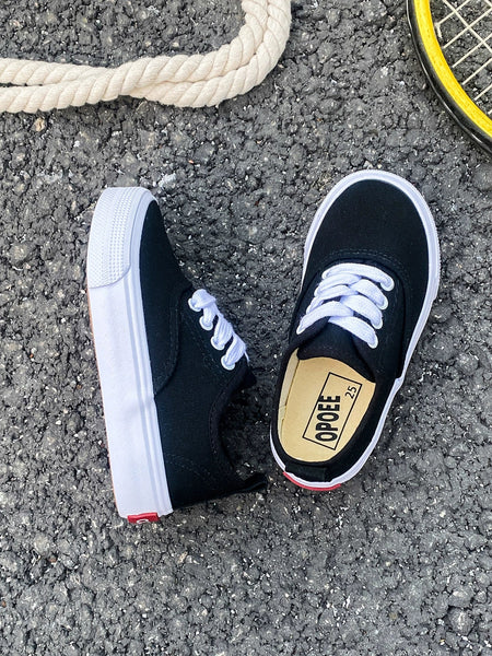 PREORDER: Kid's Canvas Lace-up Shoes  RERUN 7.13.26 - Pumpkin Patch Co