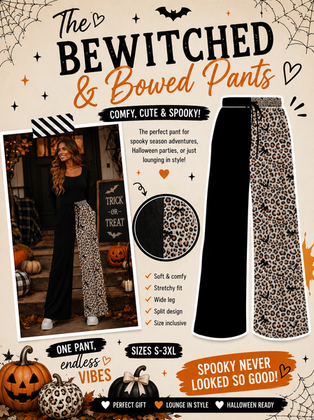 PREORDER: Exclusive Halloween Custom Split Leg Pants 8.24.26 osym - Pumpkin Patch Co
