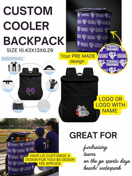 PREORDER: Seamless Custom Cooler Backpack RERUN 6.8.26 - Pumpkin Patch Co